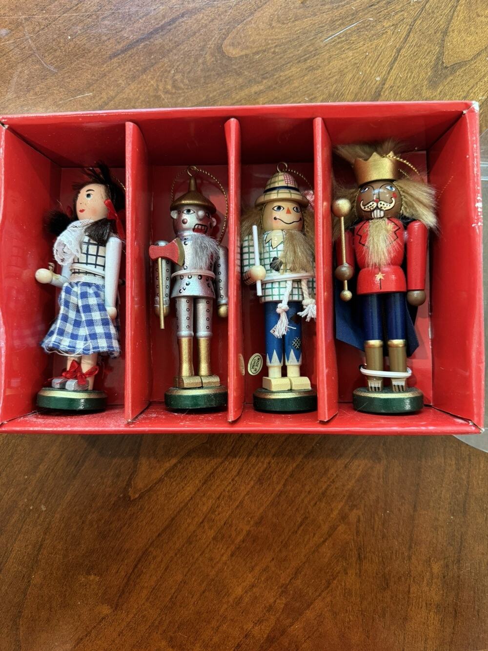 NEW 4 Wizard of Oz Nutcracker Christmas Ornaments-Macy’s Holiday Lane Sealed Box